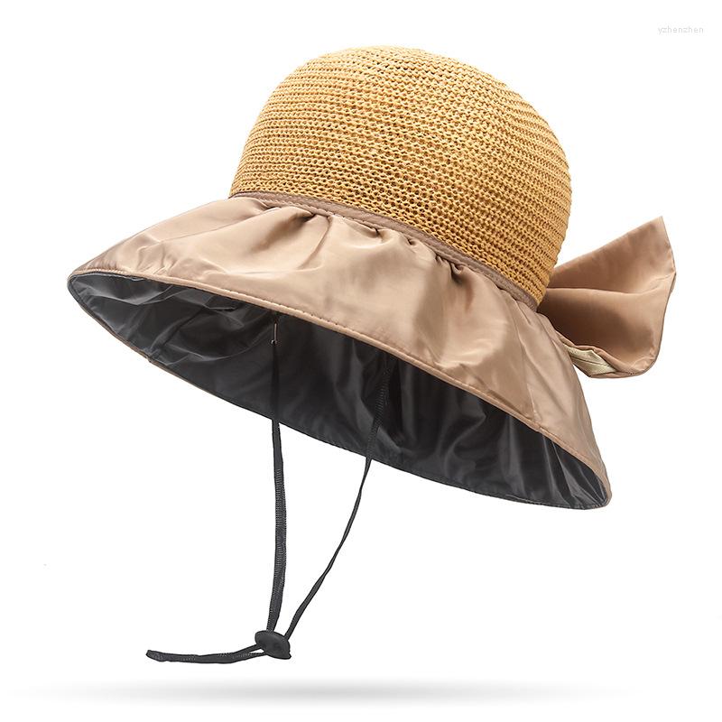 Berets YQ 2023 Sunshade Sun Protection Large Brim Beach Hat Women's Outdoor Face Covering Straw Foldable Bowknot Fisherman, White
Berets YQ 2023 Sunshade Sun Protection Large Brim Beach Hat Women's Outdoor Face Covering Straw Foldable Bowknot Fisherman, White