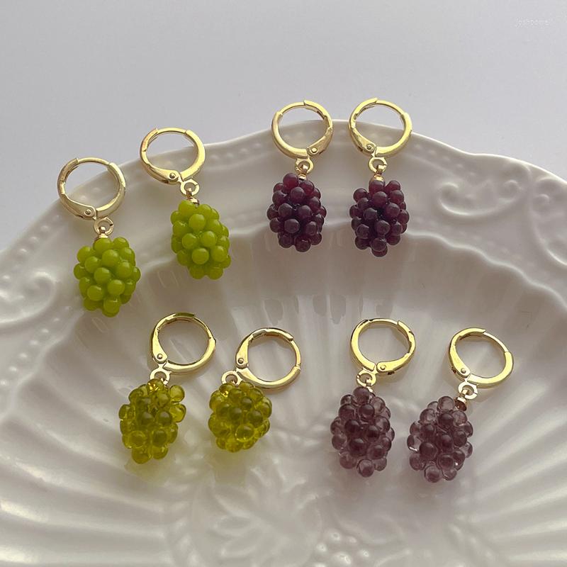 Hoop Earrings ALLME Kawail Clear Green Purple Color Resin Grape Gold Metal Simulation Fruit Earring Women Holiday Jewelry
Hoop Earrings ALLME Kawail Clear Green Purple Color Resin Grape Gold Metal Simulation Fruit Earring Women Holiday Jewelry
