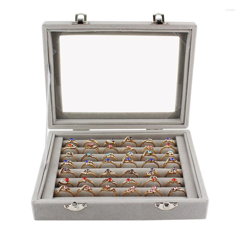 Jewelry Pouches Velvet Sponge Ring Display Box Cardboard Storage Case Holder Showcase Tray With Lid
Jewelry Pouches Velvet Sponge Ring Display Box Cardboard Storage Case Holder Showcase Tray With Lid
