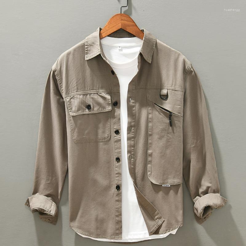 Men's Casual Shirts Spring And Autumn Male Workwear Long Sleeve Shirt Streetwear Men's Loose Large Pocket Square Collar Cotton Jacket, Army green
Men's Casual Shirts Spring And Autumn Male Workwear Long Sleeve Shirt Streetwear Men's Loose Large Pocket Square Collar Cotton Jacket, Army green
