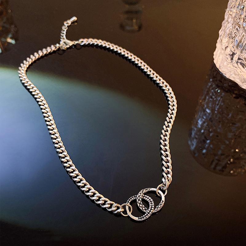 Choker 2023 Korean Fashion Double Ring Short Necklace Women's Collar Chain Hip Hop Neckchain Accessories
Choker 2023 Korean Fashion Double Ring Short Necklace Women's Collar Chain Hip Hop Neckchain Accessories