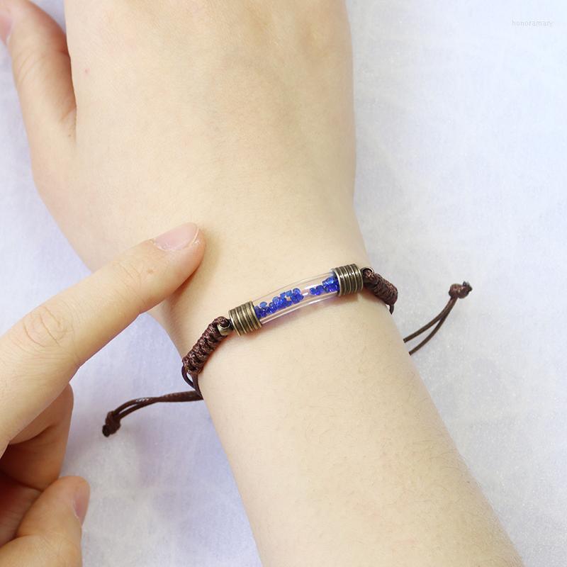 Charm Bracelets 2PCS Fashion Glass Vial Pendant Writing Name Bracelet Write On Rice Jewelry For Women
Charm Bracelets 2PCS Fashion Glass Vial Pendant Writing Name Bracelet Write On Rice Jewelry For Women