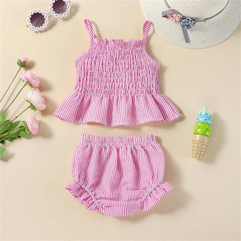 Clothing Sets Born Infant Baby Girls Spring Summer Solid Cotton Ruffle Sleeveless Vest Shorts Outfits Clothes, Pink
Clothing Sets Born Infant Baby Girls Spring Summer Solid Cotton Ruffle Sleeveless Vest Shorts Outfits Clothes, Pink