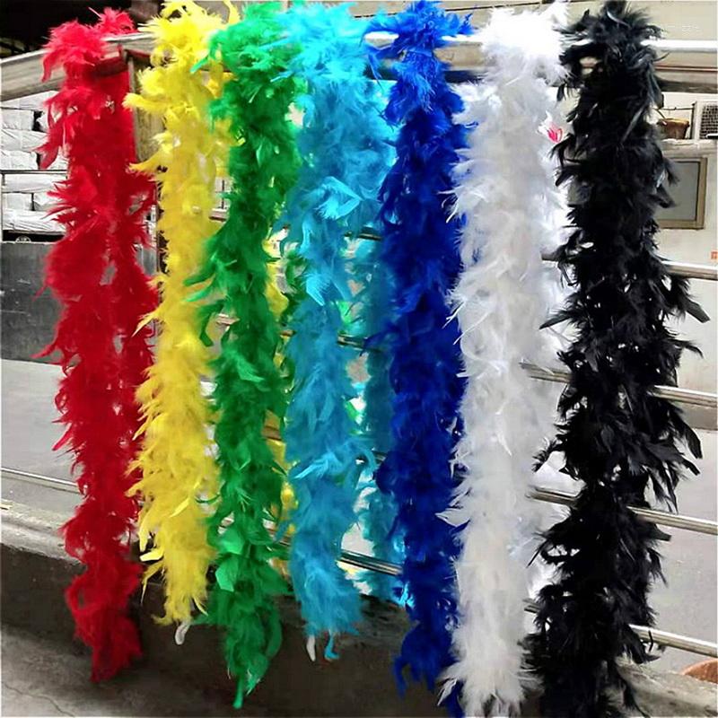 Scarves 2m Fluffy Pink Turkey Feather Boa 40/80g Decoration For Party Wedding Clothes Dress Shawl/Scarf Diy Jewelry Accessory Craft
Scarves 2m Fluffy Pink Turkey Feather Boa 40/80g Decoration For Party Wedding Clothes Dress Shawl/Scarf Diy Jewelry Accessory Craft