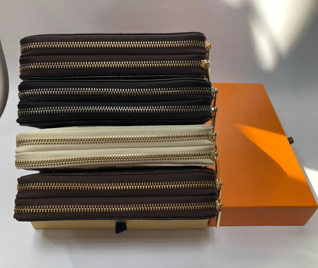 Double Zipper Mens and womens Wallet Vertical Long Style Women Purses Clutch Leather Purse Card Holder With Box6317162, Fuchsia 
Double Zipper Mens and womens Wallet Vertical Long Style Women Purses Clutch Leather Purse Card Holder With Box6317162, Fuchsia