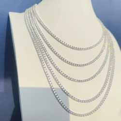 Necklace Tennis Chain moissanite chain tennis bracelet pass diamond tester tennis 925 Sterling silver