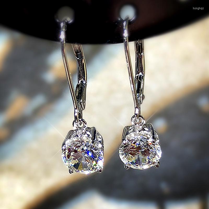 Hoop Earrings Simple Dangle For Women Round Cubic Zirconia Pendent Elegant Female Accessories Gift Fashion Jewelry
Hoop Earrings Simple Dangle For Women Round Cubic Zirconia Pendent Elegant Female Accessories Gift Fashion Jewelry