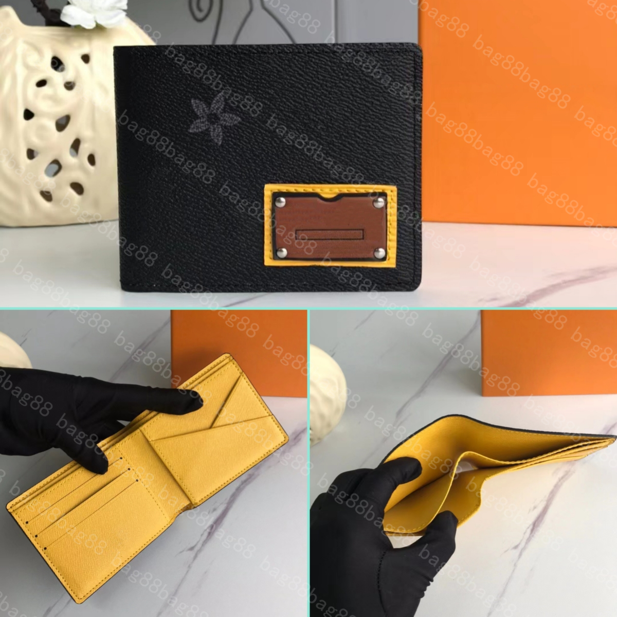 2023 Fashion Short Wallet Designer Mens Bifold Canvas Wallets Card Holder Pocket Organiser Luxurys Purse M60895, Contact me
2023 Fashion Short Wallet Designer Mens Bifold Canvas Wallets Card Holder Pocket Organiser Luxurys Purse M60895, Contact me