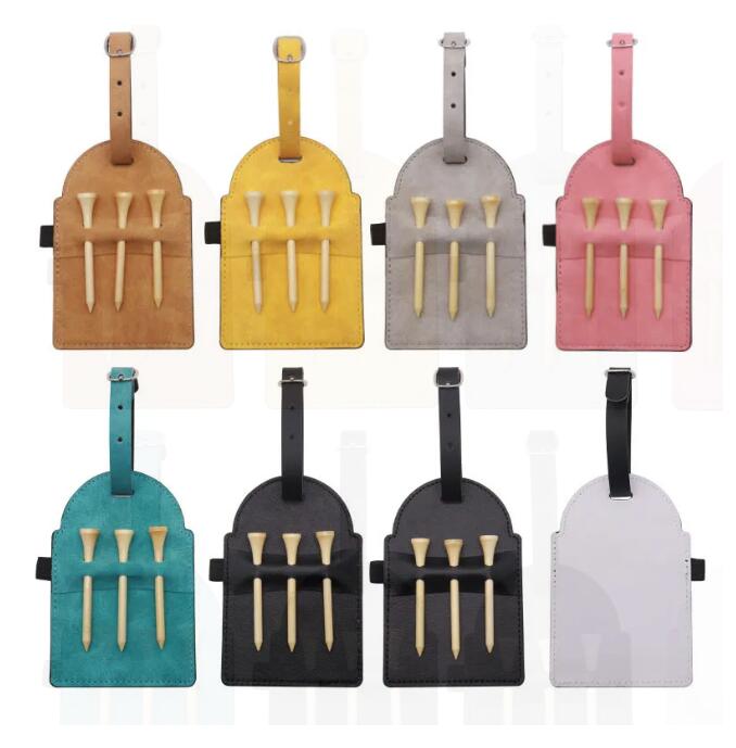 Sublimation Blank Golf Tee Bag Holder Portable Golfs Tees Pu leather Carrier Blanks for Outdoor
Sublimation Blank Golf Tee Bag Holder Portable Golfs Tees Pu leather Carrier Blanks for Outdoor