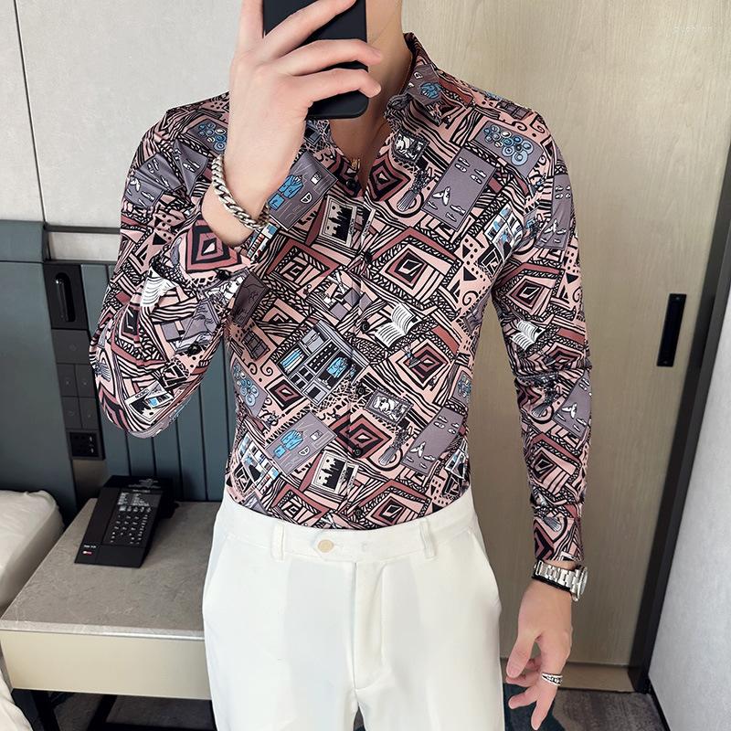 Men's Casual Shirts 2023 Spring Flower Men Long Sheeve Slim Fit Business Dress High-quality Social Party Tuxedo Clothing, Mixed
Men's Casual Shirts 2023 Spring Flower Men Long Sheeve Slim Fit Business Dress High-quality Social Party Tuxedo Clothing, Mixed