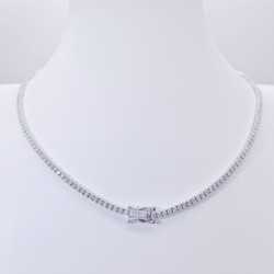 Necklace Tennis Chain moissanite chain tennis bracelet pass diamond tester tennis 925 Sterling silver