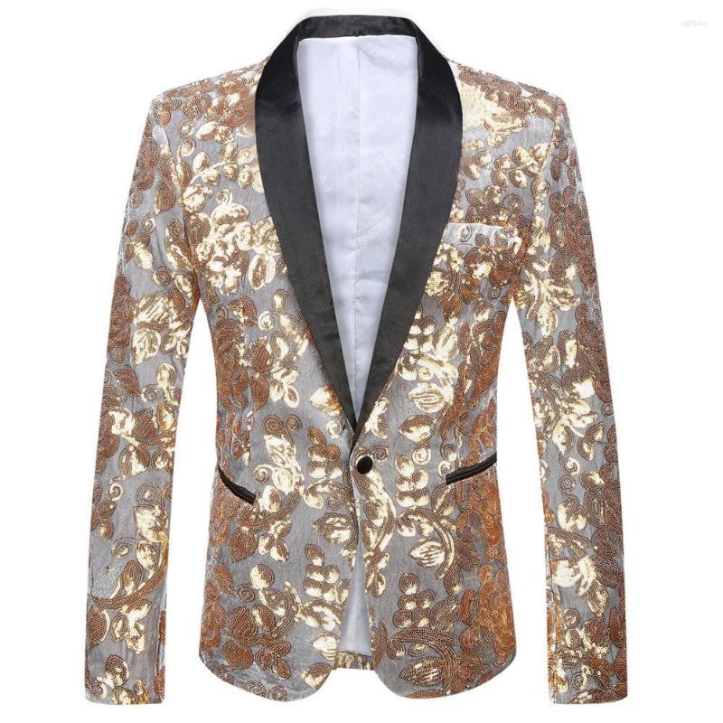 Men's Suits HOO 2023 Men's Velvet Sequined Slim-Fitting Suit Jacket Banquet Dress Studio Wedding Performance Blazer, Gold sequined satin
Men's Suits HOO 2023 Men's Velvet Sequined Slim-Fitting Suit Jacket Banquet Dress Studio Wedding Performance Blazer, Gold sequined satin