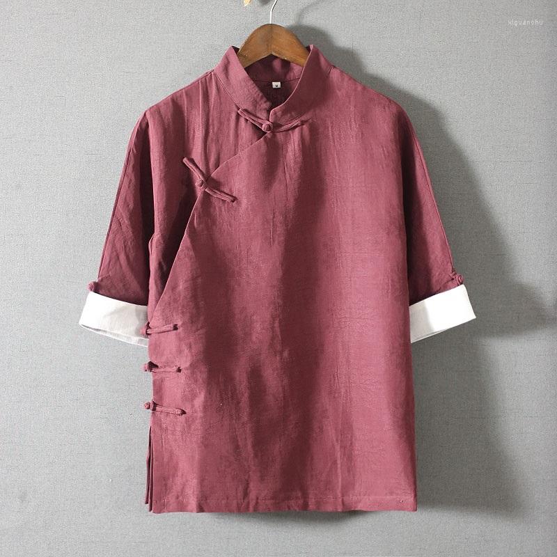 Ethnic Clothing 2023 Traditional Chinese For Men T Shirt Tang Suit Cotton Linen Wushu Blouse Tai Chi Clothes 30308
Ethnic Clothing 2023 Traditional Chinese For Men T Shirt Tang Suit Cotton Linen Wushu Blouse Tai Chi Clothes 30308
