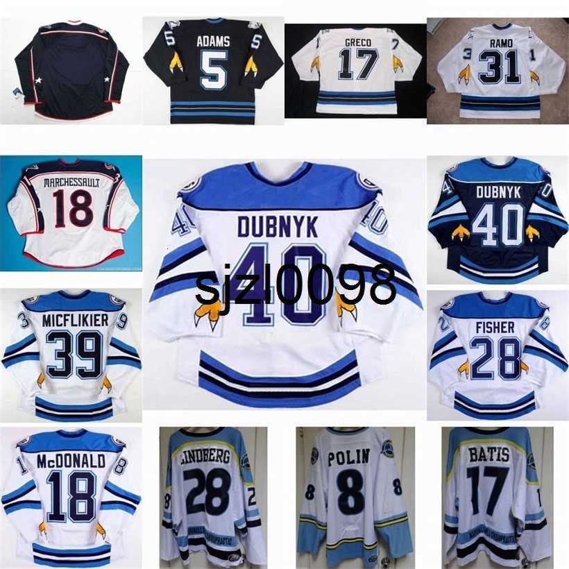 Sj98 Springfield Falcons 5 John Adams 17 Brady Greco 31 Karri Ramo 28 Glenn Fis…
