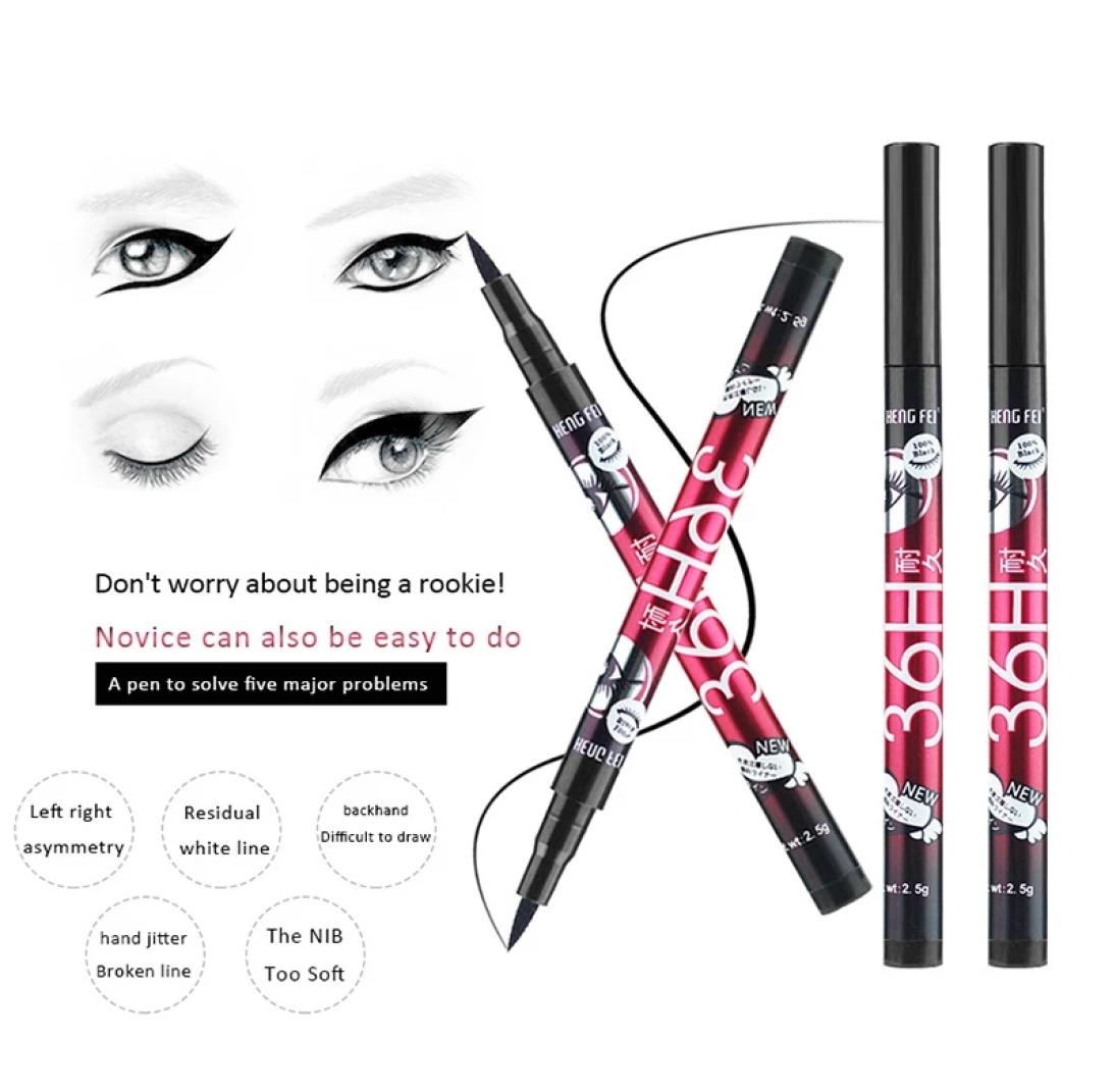 Black 36H Quickdrying Eyeliner Waterproof Liquid Eyeliner Pen Long Lasting Smooth Pencil Not Blooming Makeup Cosmetic Tool8136807, Army green
Black 36H Quickdrying Eyeliner Waterproof Liquid Eyeliner Pen Long Lasting Smooth Pencil Not Blooming Makeup Cosmetic Tool8136807, Army green