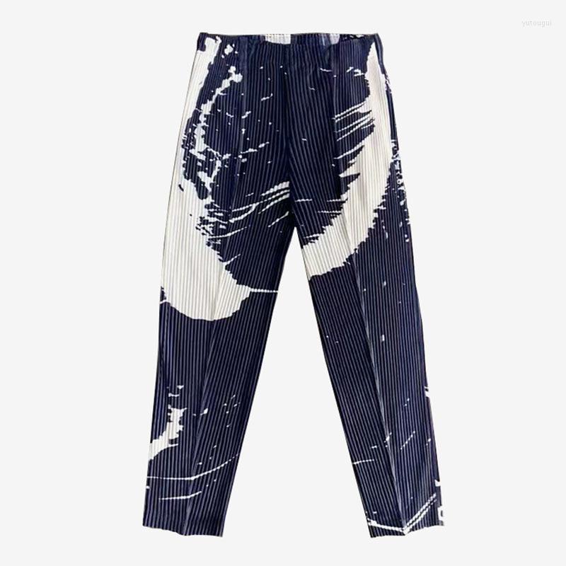 Men's Pants Streetwear Japanese Fashion Pleasted Trousers Men's Loose Straight Casual Long High Quality Printted Bottoms 1152, Blue
Men's Pants Streetwear Japanese Fashion Pleasted Trousers Men's Loose Straight Casual Long High Quality Printted Bottoms 1152, Blue