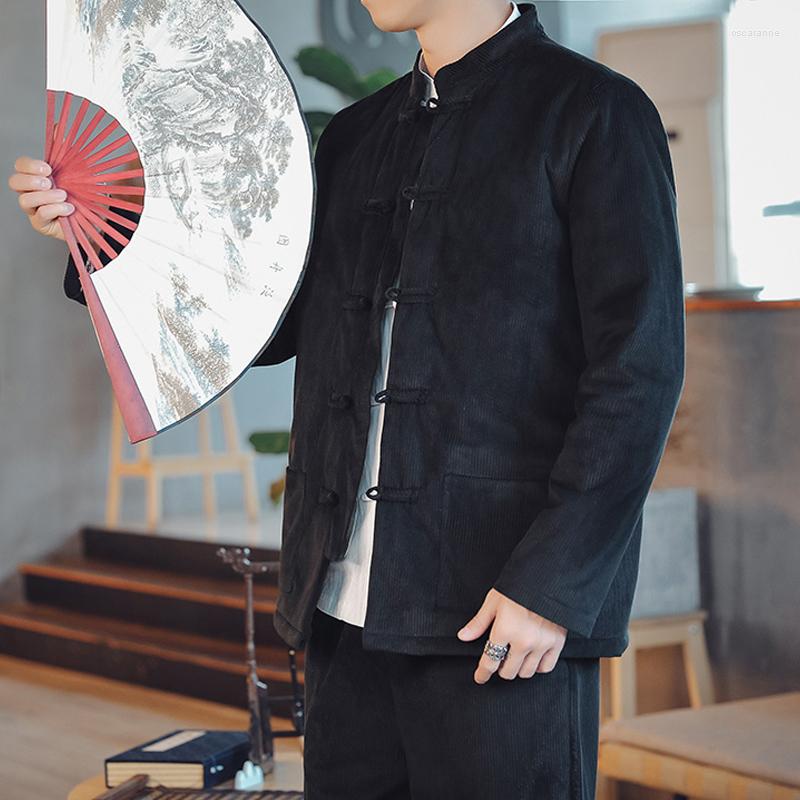 Ethnic Clothing Vinbrandmn 2023 Autumn And Winter Men's Coat Cotton Corduroy Thickened Chinese Tang Suit Warm
Ethnic Clothing Vinbrandmn 2023 Autumn And Winter Men's Coat Cotton Corduroy Thickened Chinese Tang Suit Warm