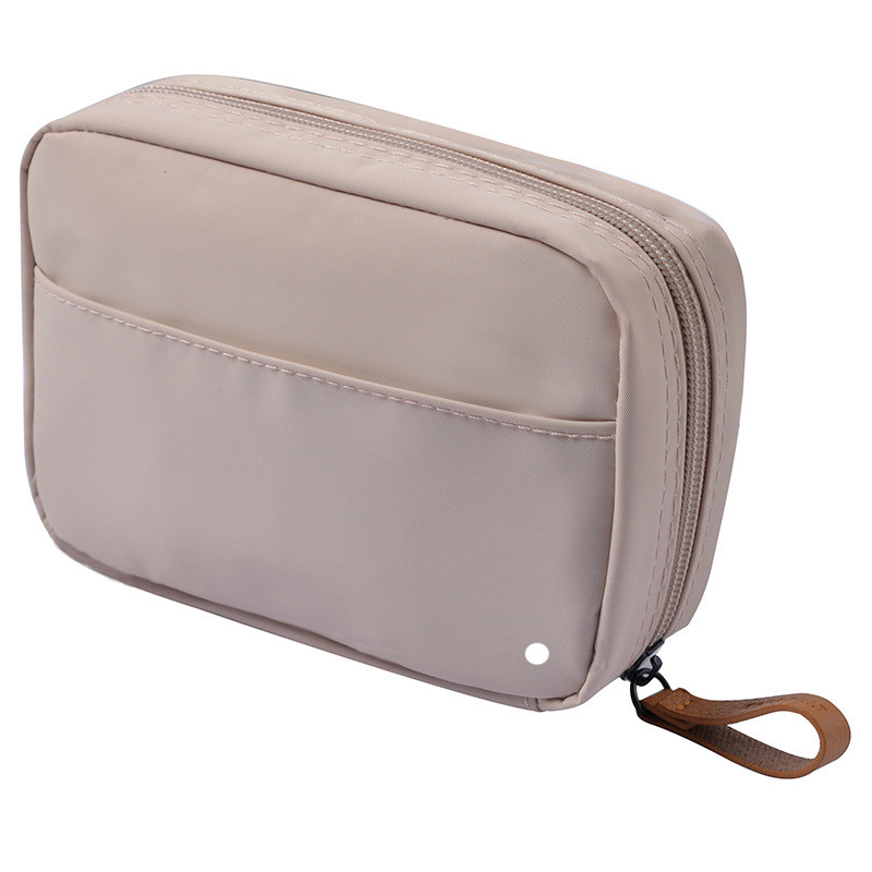 Portable Cosmetic Bag Accessories Cases Cable Waterproof Organizer Bag Polyester Electronics Custom Travel Small Storage Bag