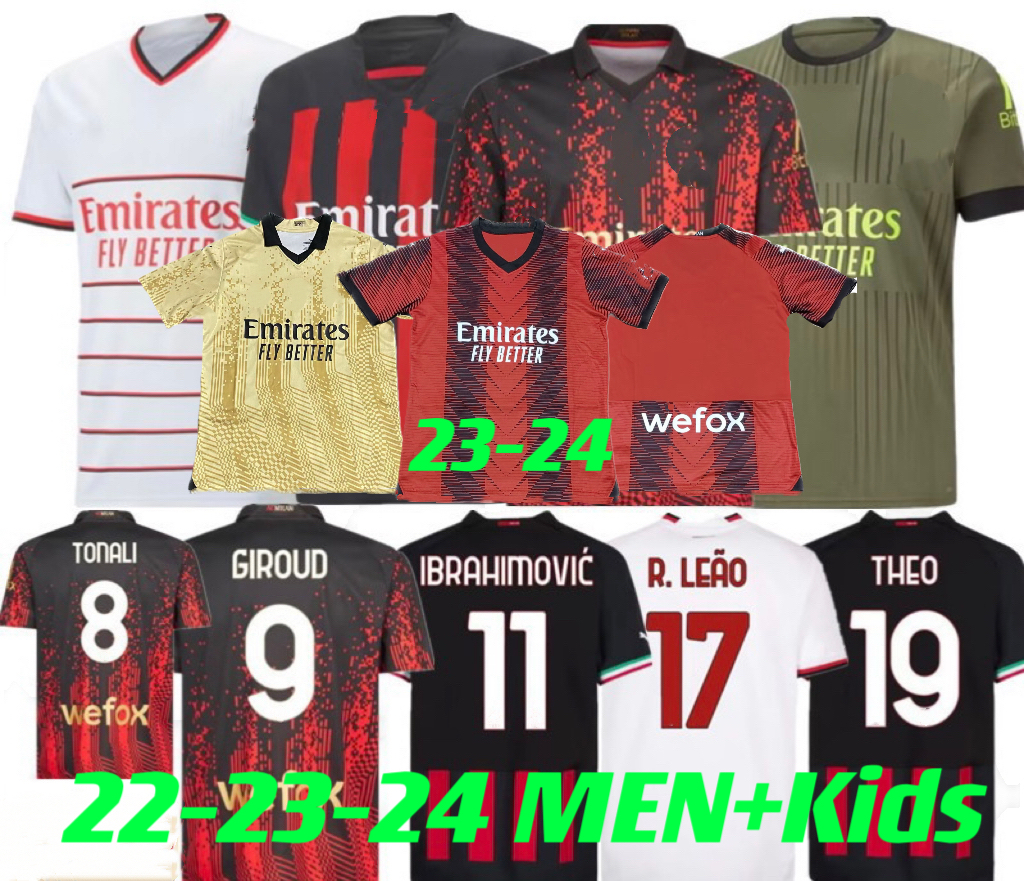 ibrahimovic 22 23 24 soccer jersey ac milans giroud de ketelaere r leao tonali theo 2023 2024 man kids football shirt, 22/23 4th+patch
ibrahimovic 22 23 24 soccer jersey ac milans giroud de ketelaere r leao tonali theo 2023 2024 man kids football shirt, 22/23 4th+patch