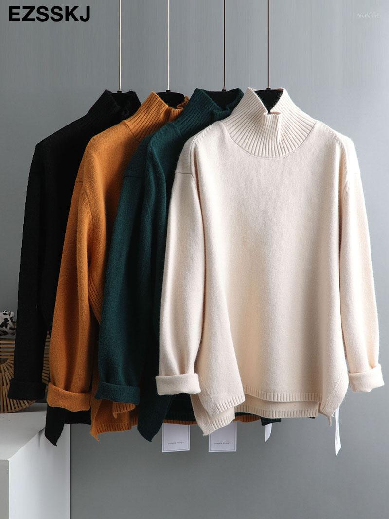 Women's Sweaters Autumn Winter Split Side Oversize Sweater Pullovers Women Loose Cashmere Turtleneck Big Size Pullover Female, Green
Women's Sweaters Autumn Winter Split Side Oversize Sweater Pullovers Women Loose Cashmere Turtleneck Big Size Pullover Female, Green