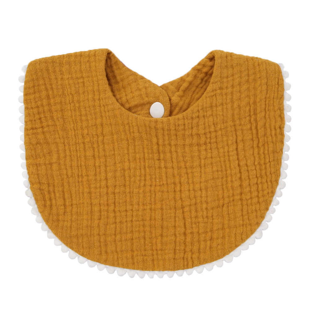 Bibs Thick cotton Gaussian absorbent baby lace bib newborn accessories Burp Cloths Bandana Scarf Stuff suitable for boys and girls G220605 good