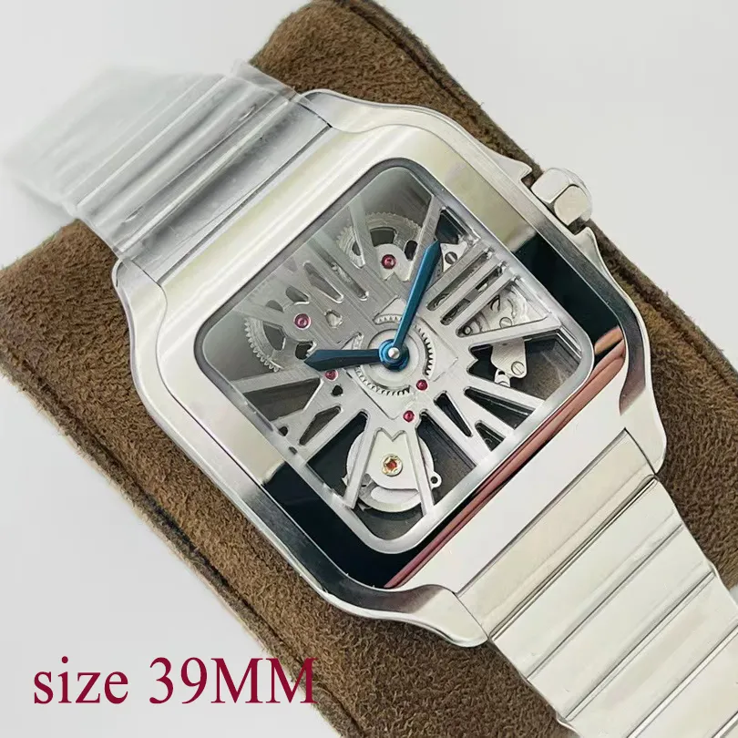 Mens Watch Designer Watches Square Watchs montres mouvement Quartz 39MM Stainless Steel Bracelet Sapphire Glass Waterproof Watch RELOJ HOMBR, Option 1
Mens Watch Designer Watches Square Watchs montres mouvement Quartz 39MM Stainless Steel Bracelet Sapphire Glass Waterproof Watch RELOJ HOMBR, Option 1