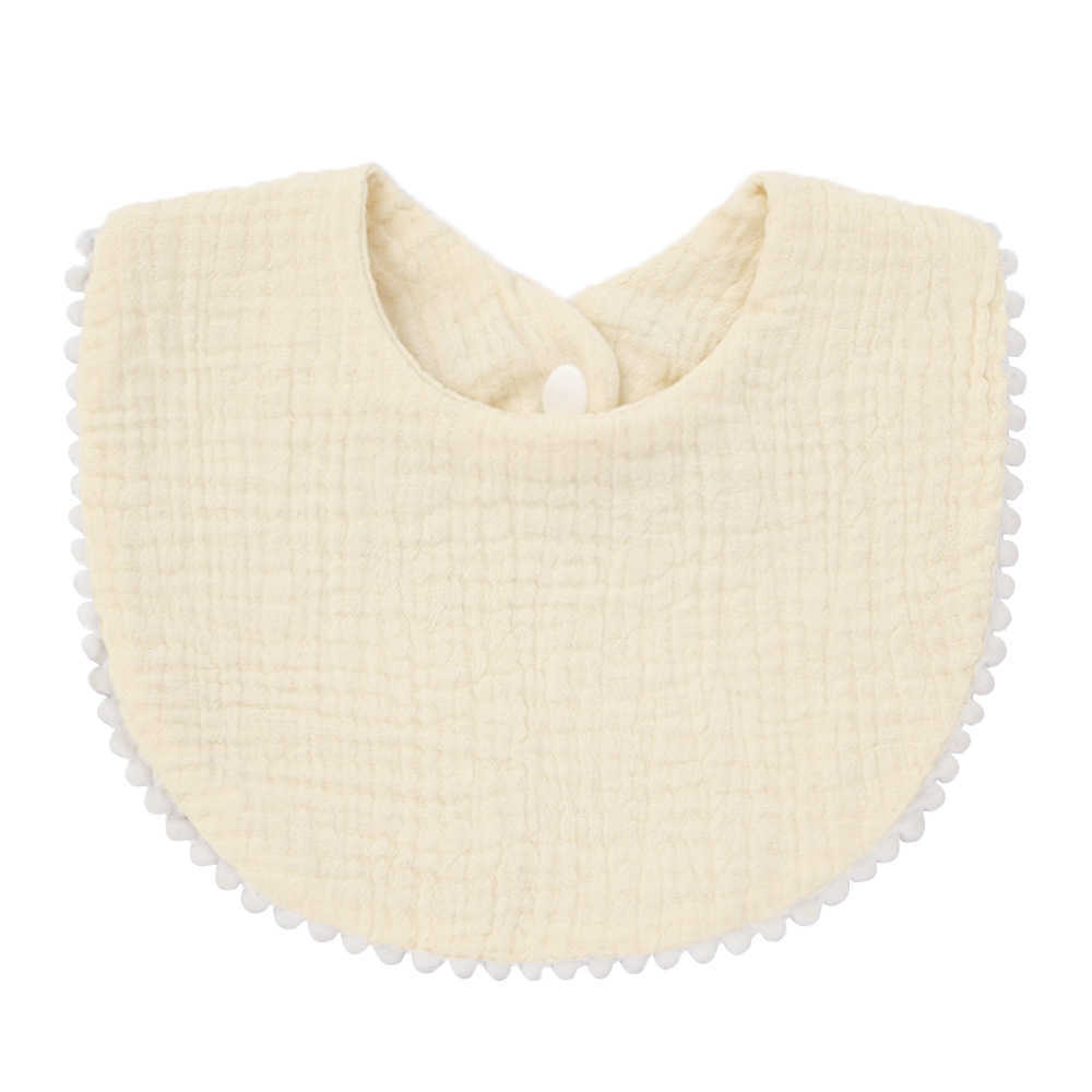 Bibs Thick cotton Gaussian absorbent baby lace bib newborn accessories Burp Cloths Bandana Scarf Stuff suitable for boys and girls G220605 good