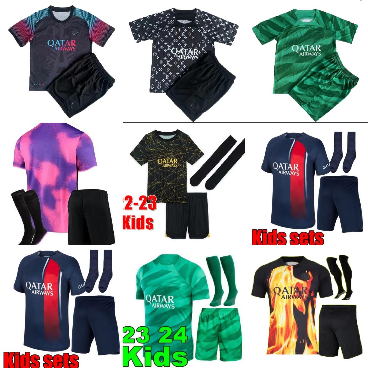 23/24 MBAPPE soccer jerseys HAKIMI SERGIO RAMOS VERRATTI DANILO PSGS SANCHES kids Maillots football shirt men kids kit sets uniform enfants, Green
23/24 MBAPPE soccer jerseys HAKIMI SERGIO RAMOS VERRATTI DANILO PSGS SANCHES kids Maillots football shirt men kids kit sets uniform enfants, Green