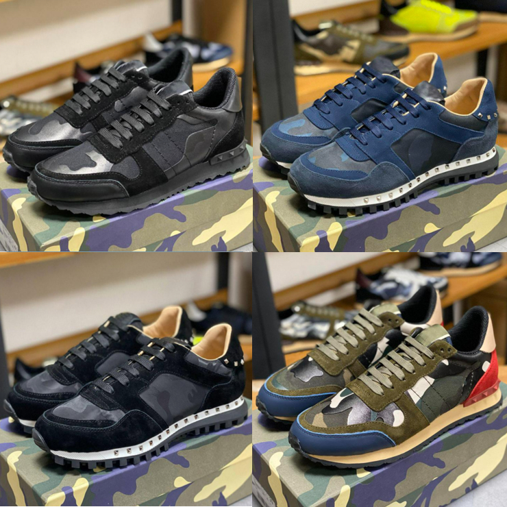 New Rivet Camouflage Running Shoes Suede Stud Stylist luxury shoes Womens Mens Sneakers Designer Checkered Studded Flats Mesh Camo Fashion Trainers Box size 36-46, 24
New Rivet Camouflage Running Shoes Suede Stud Stylist luxury shoes Womens Mens Sneakers Designer Checkered Studded Flats Mesh Camo Fashion Trainers Box size 36-46, 24