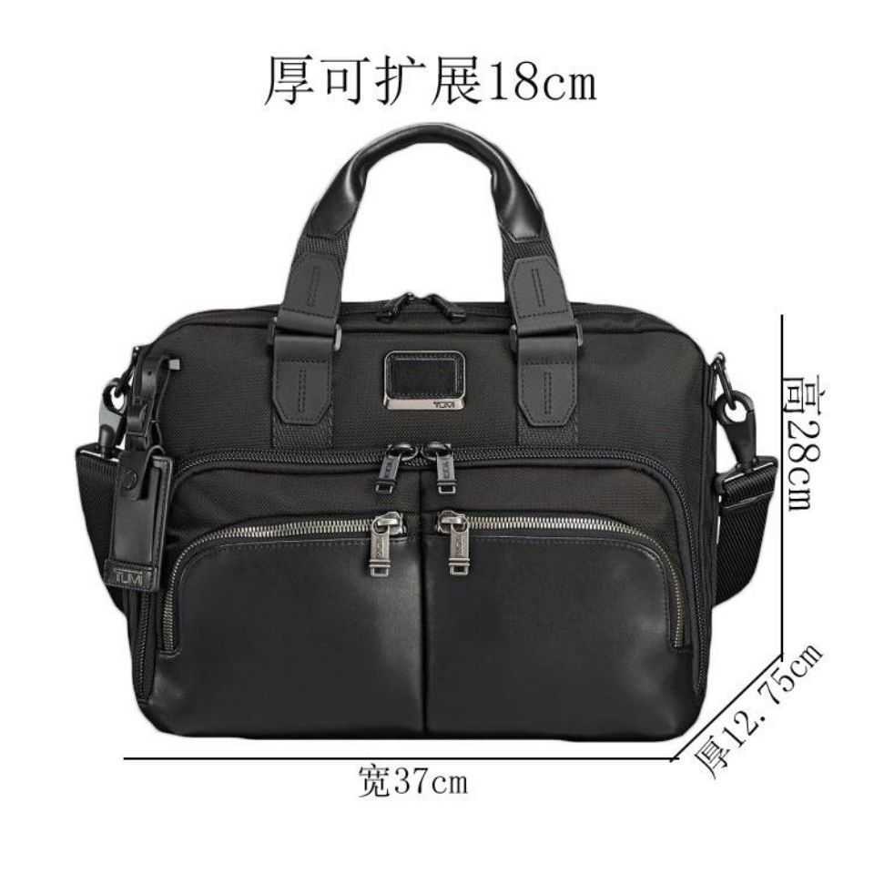 designer bag TUMI232640 Men's new briefcase shoulder bag messenger bag business computer bag nylon waterproof handbag, Black
designer bag TUMI232640 Men's new briefcase shoulder bag messenger bag business computer bag nylon waterproof handbag, Black
