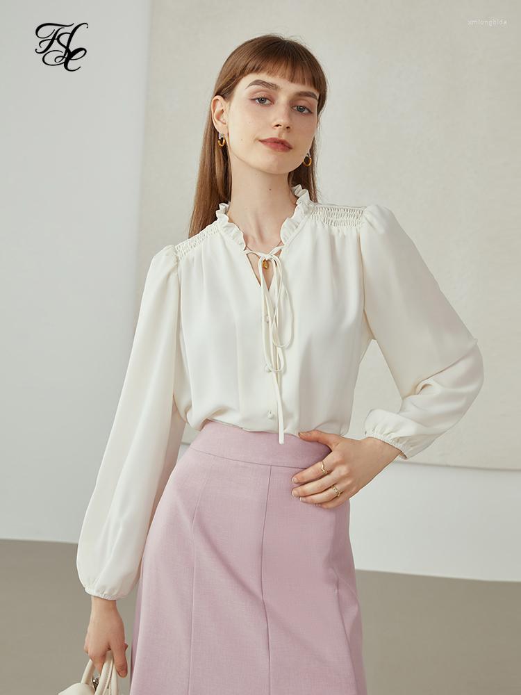 Women's Blouses FSLE Office Lady Ly Autumn 2023 Women Tops Gentle Chiffon Shirt Korean Style Streamer Temperament, Cream white
Women's Blouses FSLE Office Lady Ly Autumn 2023 Women Tops Gentle Chiffon Shirt Korean Style Streamer Temperament, Cream white
