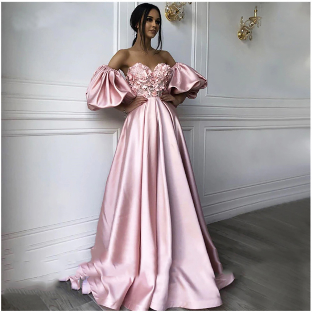 Smileven Pink Sweetheart Neck caftan Evening Dresses Flowers Full Sleeve Arabic Special Occasion Dresses Evening Party Gowns, Dark navy
Smileven Pink Sweetheart Neck caftan Evening Dresses Flowers Full Sleeve Arabic Special Occasion Dresses Evening Party Gowns, Dark navy