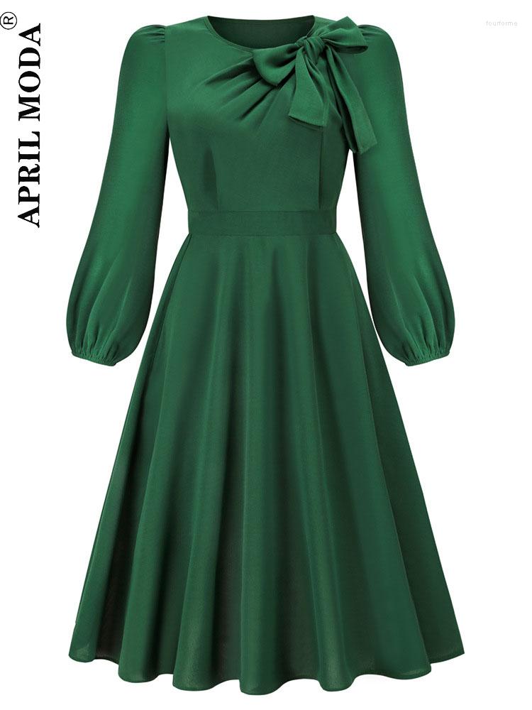 Casual Dresses 50s Long Sleeve Elegant Office Tunic Party Dress Solid Green Red Black Women Vintage Swing A Line Vacation Evening
Casual Dresses 50s Long Sleeve Elegant Office Tunic Party Dress Solid Green Red Black Women Vintage Swing A Line Vacation Evening