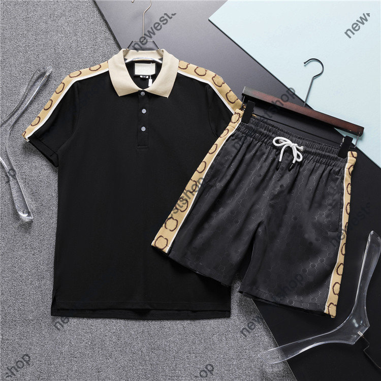 23SS designer Mens tracksuits summer classical letter print POLO shirts luxury sport suits casual cotton men casual shorts and t shirt sets, Black
23SS designer Mens tracksuits summer classical letter print POLO shirts luxury sport suits casual cotton men casual shorts and t shirt sets, Black