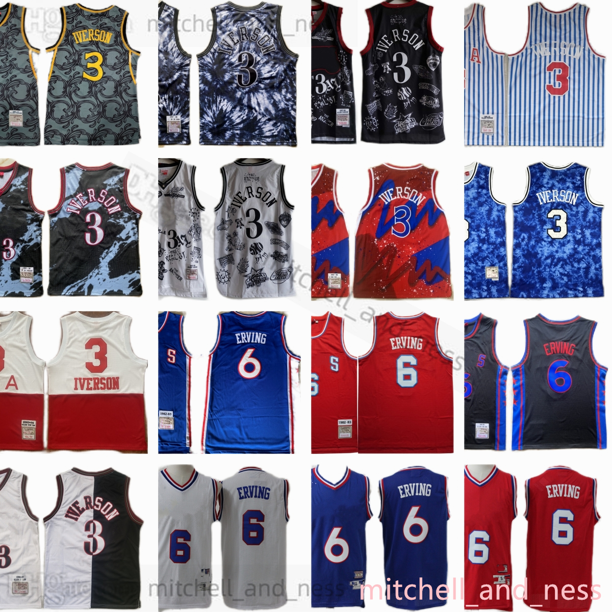 Mitchell and Ness Allen 3 Iverson Jersey Retro Stitched Basketball Jerseys Julius 6 Erving Red Blue Black 1982-83, As the picture
Mitchell and Ness Allen 3 Iverson Jersey Retro Stitched Basketball Jerseys Julius 6 Erving Red Blue Black 1982-83, As the picture
