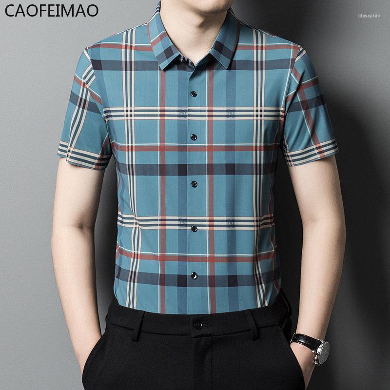 Men's Tracksuits 2023 Men's Short-sleeved Shirt Youth Fashion Plaid Summer Loose Lapel Business Wear Shirts For Men, Khaki
Men's Tracksuits 2023 Men's Short-sleeved Shirt Youth Fashion Plaid Summer Loose Lapel Business Wear Shirts For Men, Khaki