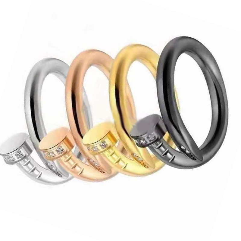 Luxury Designer Nail Ring Women Jewelry Love Zircon Rings Stainless Steel Alloy Gold-Plated Process Fashion Accessories Never Fade Not Allergic Store
Luxury Designer Nail Ring Women Jewelry Love Zircon Rings Stainless Steel Alloy Gold-Plated Process Fashion Accessories Never Fade Not Allergic Store