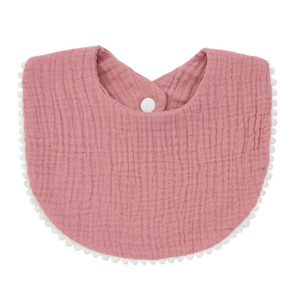 Bibs Thick cotton Gaussian absorbent baby lace bib newborn accessories Burp Cloths Bandana Scarf Stuff suitable for boys and girls G220605 good