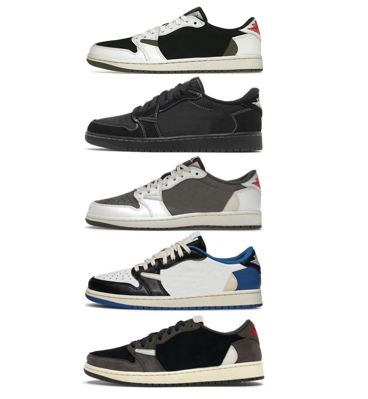 Travis Black Phantom Reverse Mocha 1 TS Shoes Fragment High 1S Military Blue Sail Scott University Red Olive Cactus Jacks Men Sports Sneakers With Original Box US4-13, 14
Travis Black Phantom Reverse Mocha 1 TS Shoes Fragment High 1S Military Blue Sail Scott University Red Olive Cactus Jacks Men Sports Sneakers With Original Box US4-13, 14