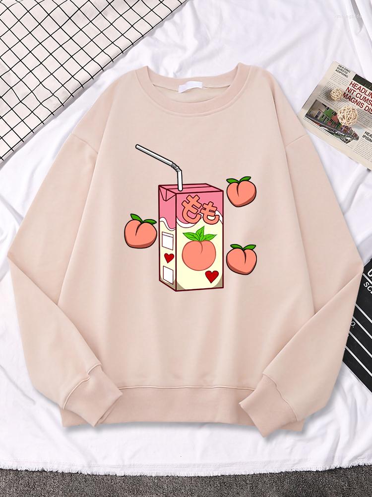 Women' Hoodies Kawaii Peach Juice Sumemr Drink Printed Womens Sweatshirt Autumn Fleece Fashion Hoody O-Neck Cute Pullover Casual Woman, Beige
Women' Hoodies Kawaii Peach Juice Sumemr Drink Printed Womens Sweatshirt Autumn Fleece Fashion Hoody O-Neck Cute Pullover Casual Woman, Beige