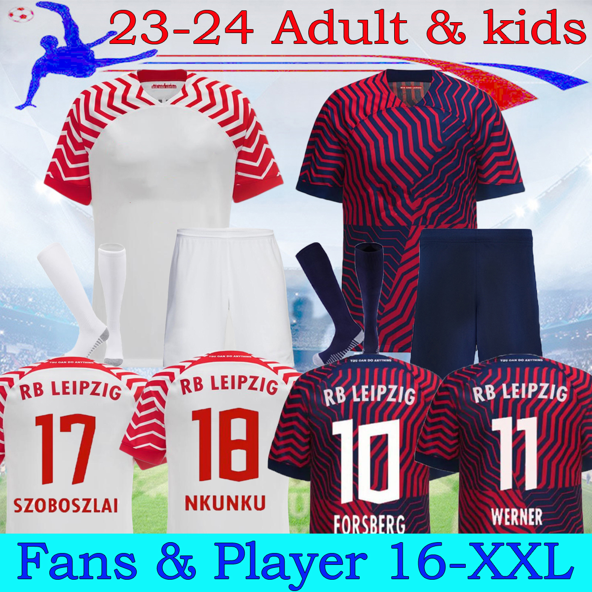 23 24 RBL Leipziges Soccer Jerseys 2023 away POULSEN FORSBERG HEE CHAN SABITZER UPAMECANO SZOBOSZLAI KLUIVERT Men kids kit football shirt uniforms 16-XXL, 23-24 away fans
23 24 RBL Leipziges Soccer Jerseys 2023 away POULSEN FORSBERG HEE CHAN SABITZER UPAMECANO SZOBOSZLAI KLUIVERT Men kids kit football shirt uniforms 16-XXL, 23-24 away fans