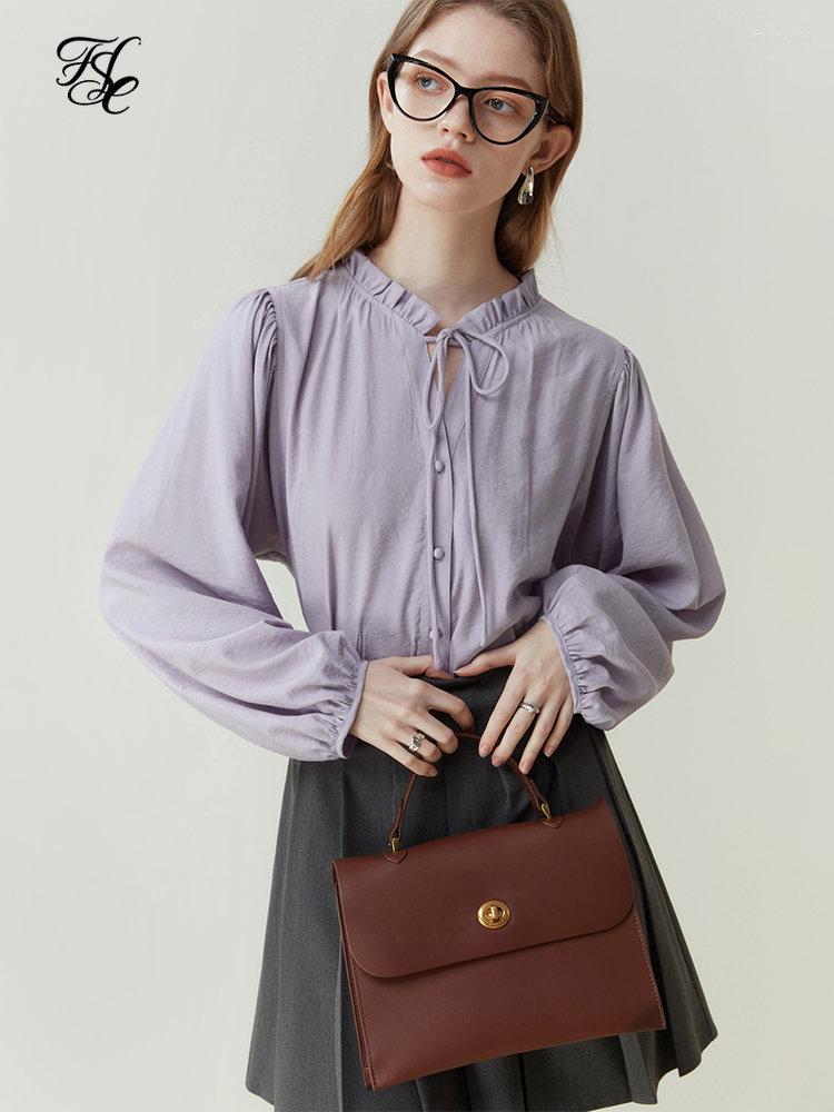 Women's Blouses FSLE French Court Style Wooden Ear Collar Shirt For Women Long Sleeve Spring Lantern Elegant Temperament Female Top, Beige
Women's Blouses FSLE French Court Style Wooden Ear Collar Shirt For Women Long Sleeve Spring Lantern Elegant Temperament Female Top, Beige