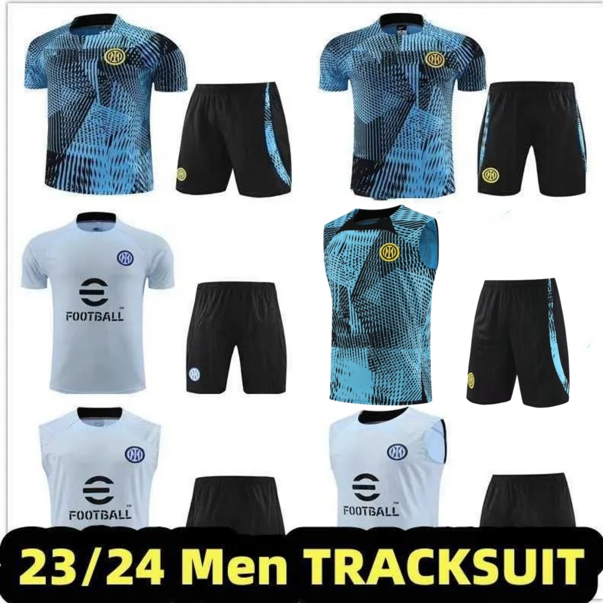 inter TRACKSUIT 2023 2024 chandal futbol soccer MILANO Training suit 23 24 milans camiseta DE FOOT Short sleeve Sportswear sweatshirt
inter TRACKSUIT 2023 2024 chandal futbol soccer MILANO Training suit 23 24 milans camiseta DE FOOT Short sleeve Sportswear sweatshirt