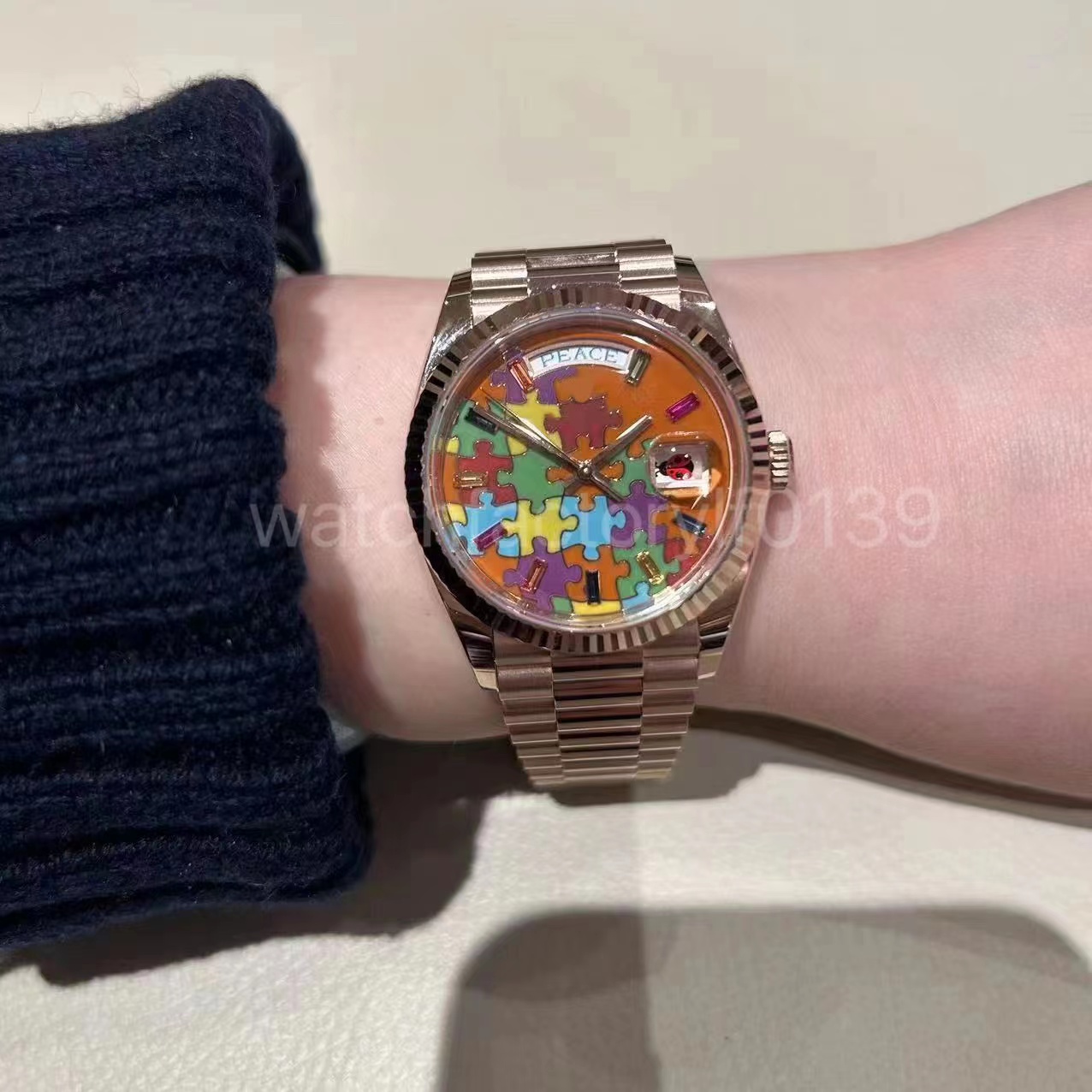 2023 new Puzzle daydate watches Mens watch high quality watches 2813 Automatic Mechanical 41MM Stainless steel Waterproof 36MM Womens Classic Wristwatch u1
2023 new Puzzle daydate watches Mens watch high quality watches 2813 Automatic Mechanical 41MM Stainless steel Waterproof 36MM Womens Classic Wristwatch u1