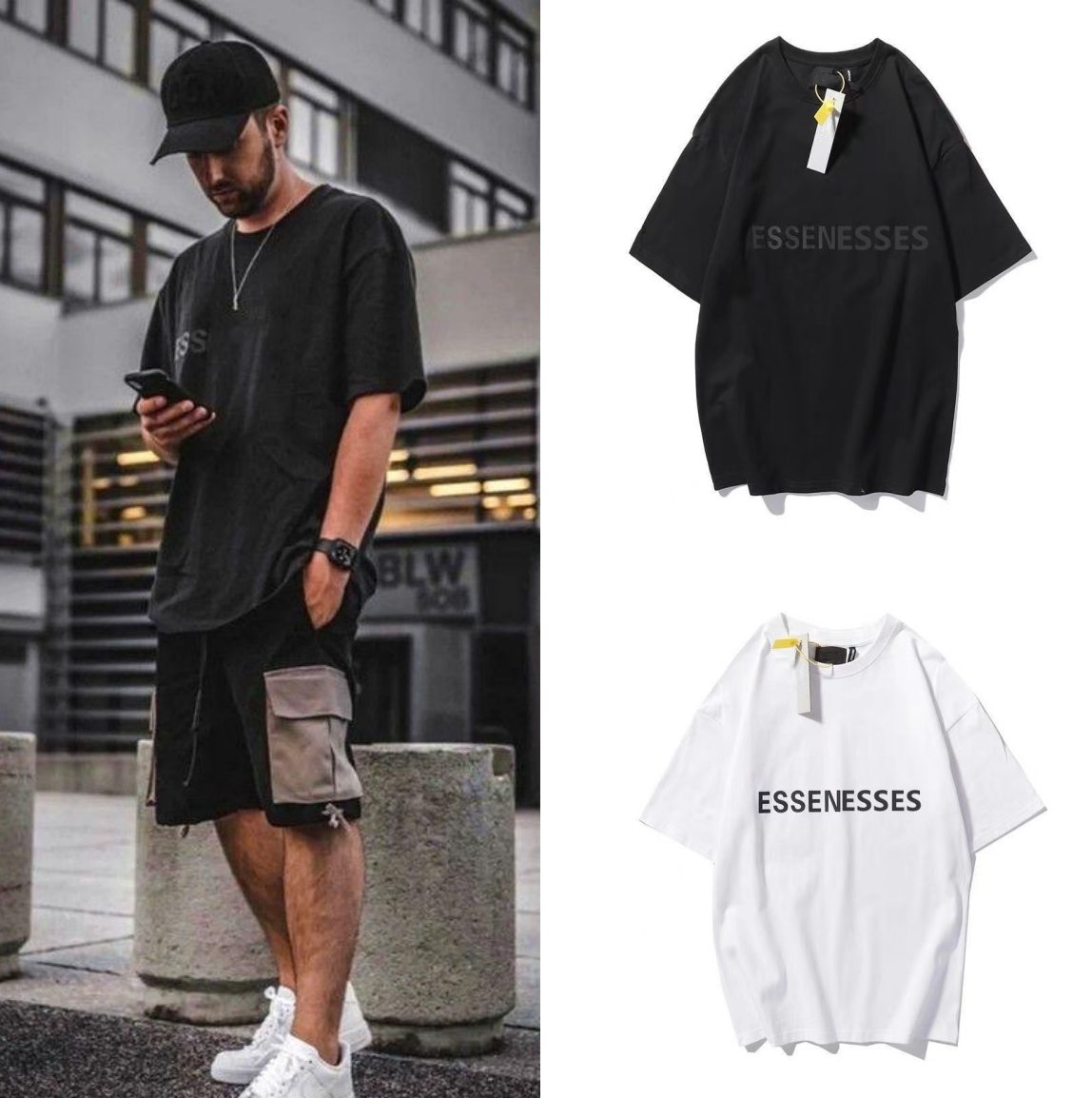 Ess Fashion Mens Women friends t shirt cotton tshirts designer Skateboard Hip Hop Oversized High Street Unisex Couples Clothing Size, Ship_urgent
Ess Fashion Mens Women friends t shirt cotton tshirts designer Skateboard Hip Hop Oversized High Street Unisex Couples Clothing Size, Ship_urgent
