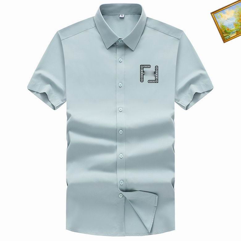 Luxury Designer Mens Casual Shirt Mens Classic Mix and Match Checker Print Fashion Brand Spring Summer Polo Neck Short Sleeve Embroidered Business Shirt Fends, Indianred
Luxury Designer Mens Casual Shirt Mens Classic Mix and Match Checker Print Fashion Brand Spring Summer Polo Neck Short Sleeve Embroidered Business Shirt Fends, Indianred