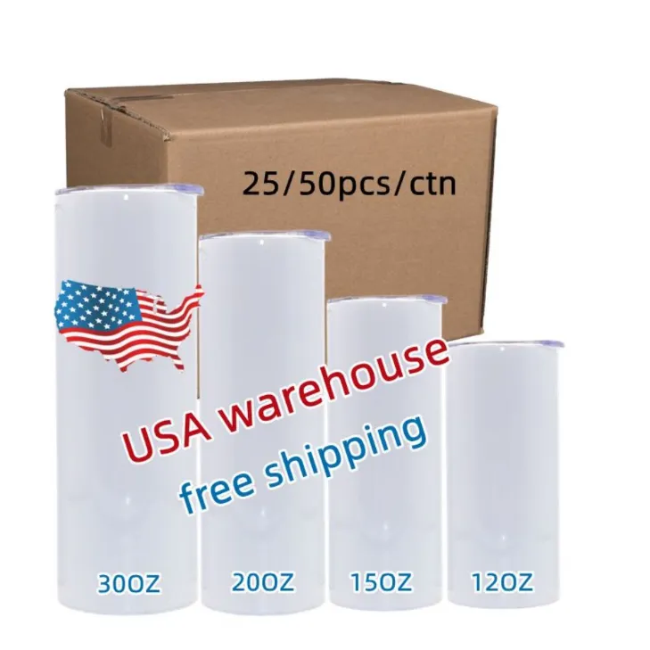 12/15/20/30 oz Sublimation Tumblers with Straws Lid Stainless Steel Double Wall Vacuum Insulated Cups Travel Mug Gift for Men and Women SS1116, White
12/15/20/30 oz Sublimation Tumblers with Straws Lid Stainless Steel Double Wall Vacuum Insulated Cups Travel Mug Gift for Men and Women SS1116, White