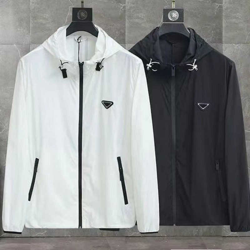 summer sun protection clothing designer jacket fashion trend cardigan coat all-match slim hoodie triangle sweatshirt, White
summer sun protection clothing designer jacket fashion trend cardigan coat all-match slim hoodie triangle sweatshirt, White