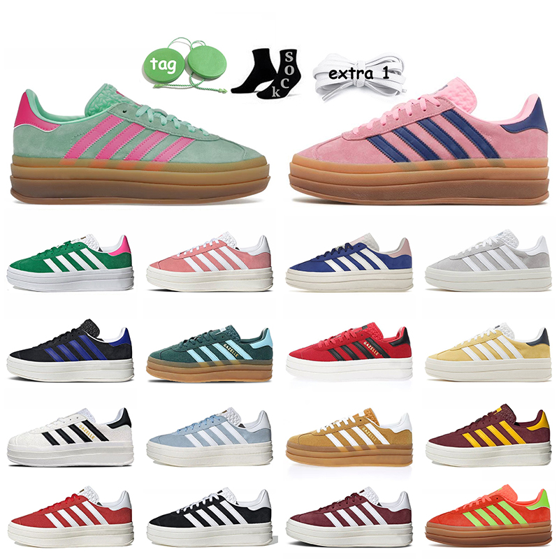 2023 Fashion Women Gazelle Bold Casual Designer Shoes Platform Sneakers Pink Glow Gum Core Black White Grey Almost Yellow Womens Aqua Luxury Sports Trainers Eur 36-40, E25 36-40 pulse mint screaming pink
2023 Fashion Women Gazelle Bold Casual Designer Shoes Platform Sneakers Pink Glow Gum Core Black White Grey Almost Yellow Womens Aqua Luxury Sports Trainers Eur 36-40, E25 36-40 pulse mint screaming pink