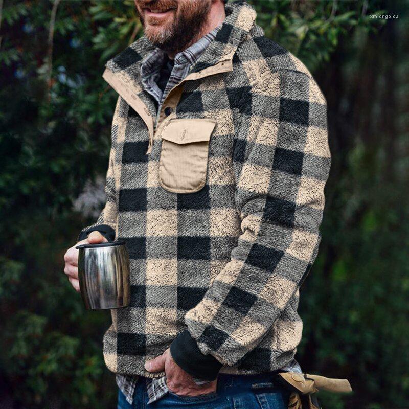 Men' Sweaters Vintage Fashion Turn-down Collar Top Male Plaid Woolen Jumper Streetwear Autumn Winter Mens Coat Warm Long Sleeve Loose, 04 print
Men' Sweaters Vintage Fashion Turn-down Collar Top Male Plaid Woolen Jumper Streetwear Autumn Winter Mens Coat Warm Long Sleeve Loose, 04 print